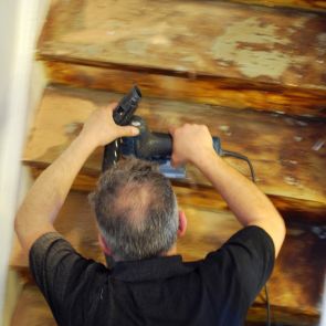 Treppenrenovierung - abschleifen & nivellieren